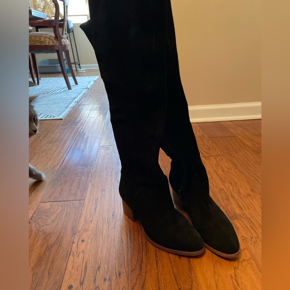 Black Over the Knee Women's Boots GAP